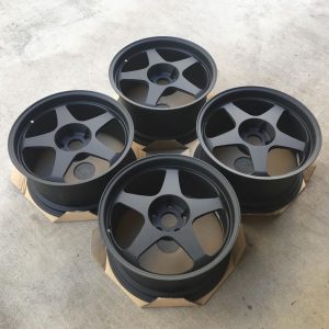 Spoon SW388 Matt Black wheels
