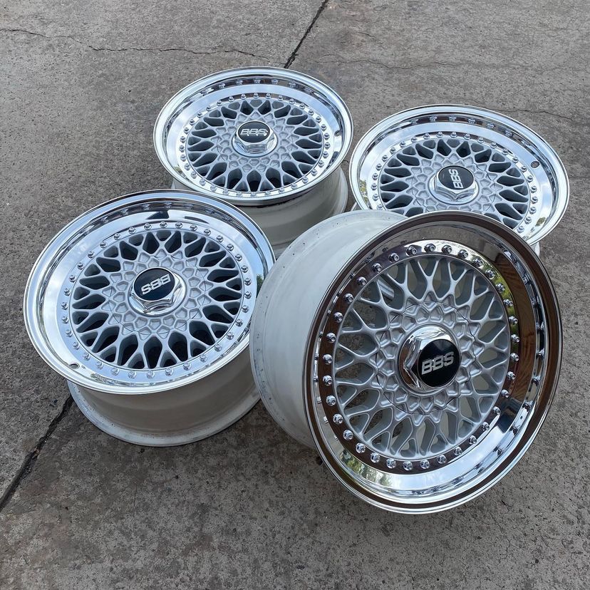 BBS 16インチ BBS RGII RG248 中古ホイール 4本 7J 16インチ PCD114.3 5穴 +45