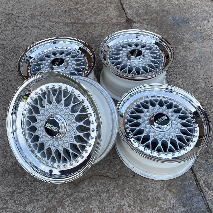 BBS RS 005 Wheels | "16x7.0 & 8.0 ET+23 - 5x120 | Raw Silver - Image 4