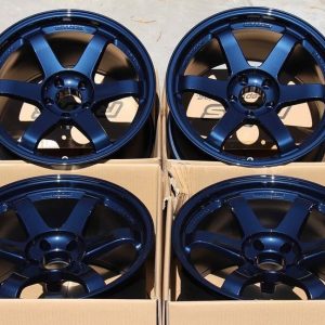 '20 Inch Volk te37 sl Blue wheels