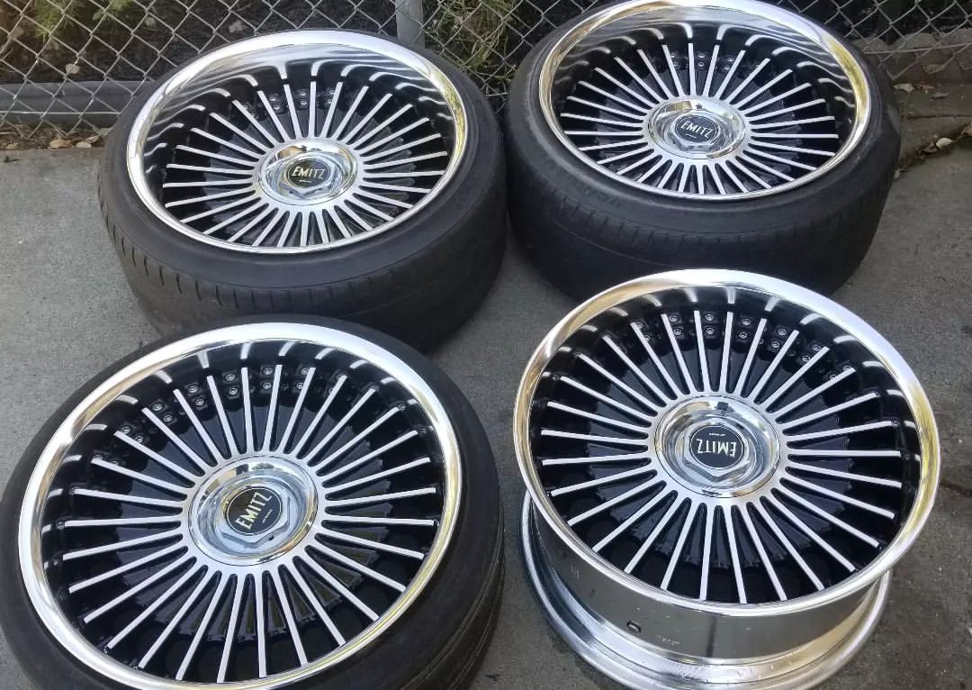 19" Work Emitz Wheels Set 5x114.3