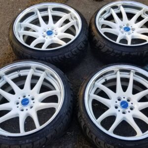 Work CR2P Gloss White Wheels