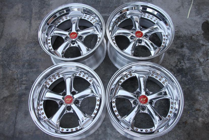 Work VSKF Wheel | “18x9.5 & 10.5 ET+22- Step Lip | Raw Chrome