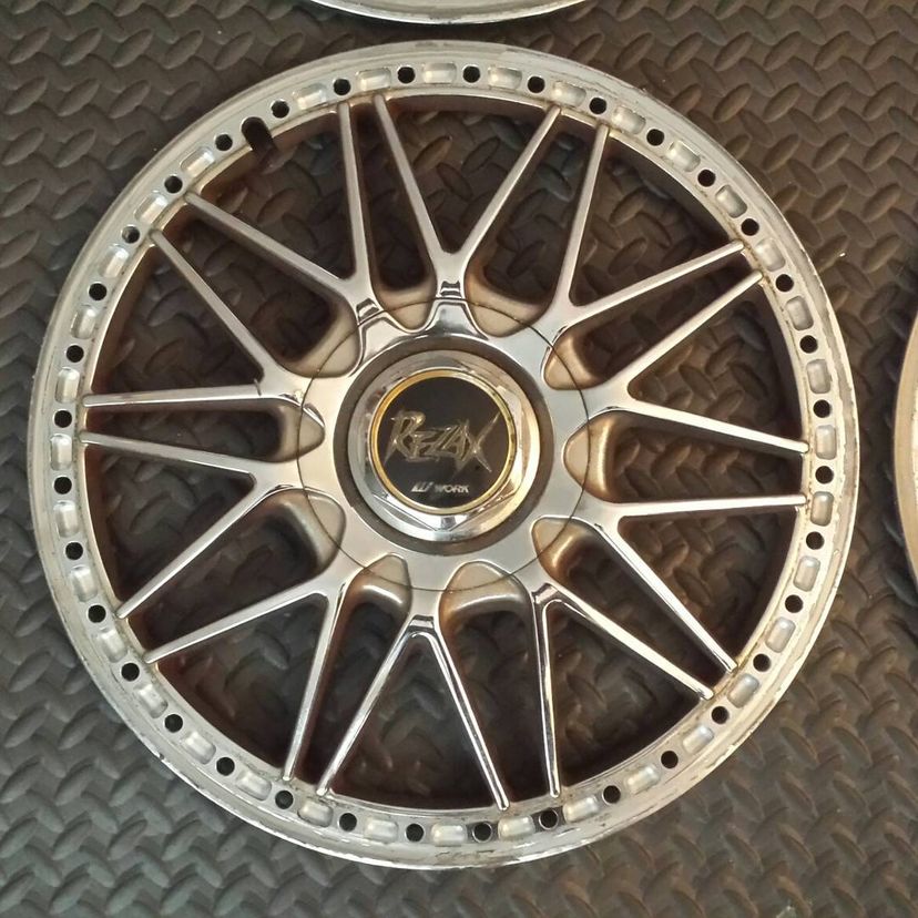 Work Rezax 1 Wheel Faces | "17 inch - 5x114,3 | Raw Silver - Image 3