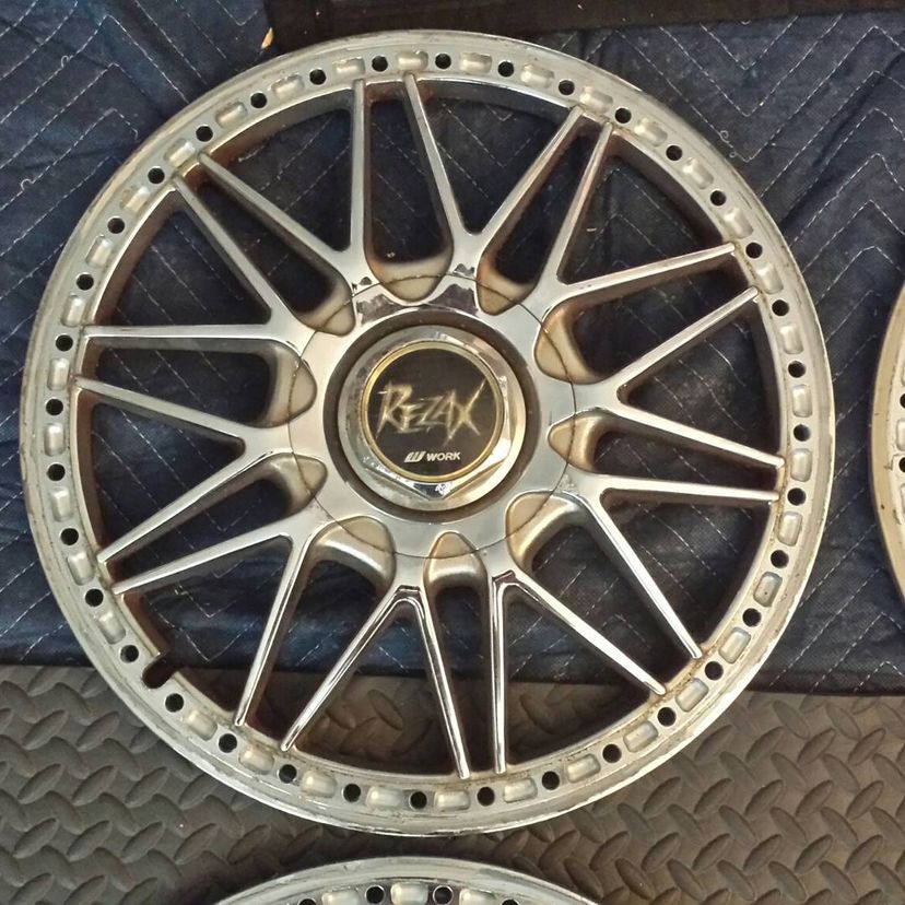 Work Rezax 1 Wheel Faces | "17 inch - 5x114,3 | Raw Silver - Image 5
