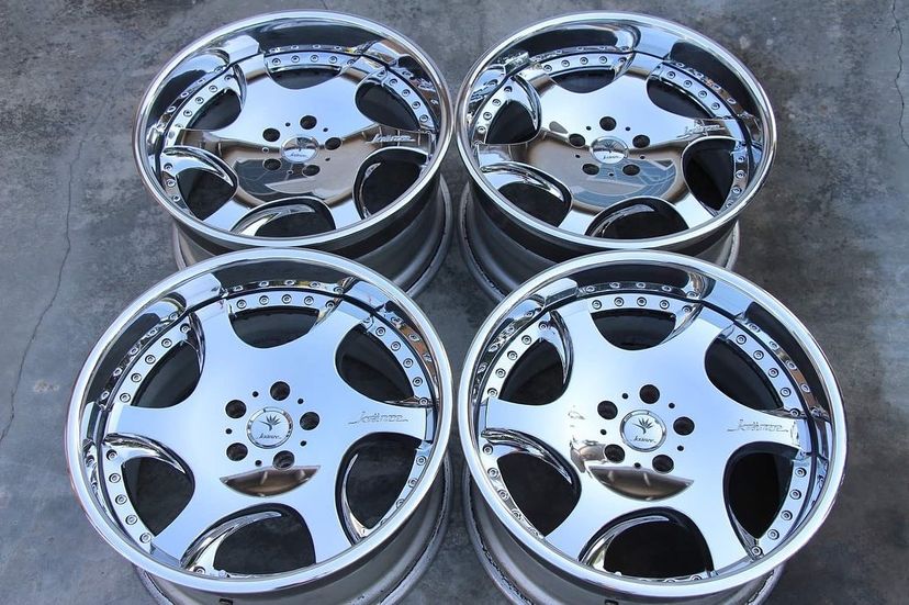 Wed Kranze Bazreia Wheel | “18x9.5 & 10.5 ET +22 | Raw Chrome