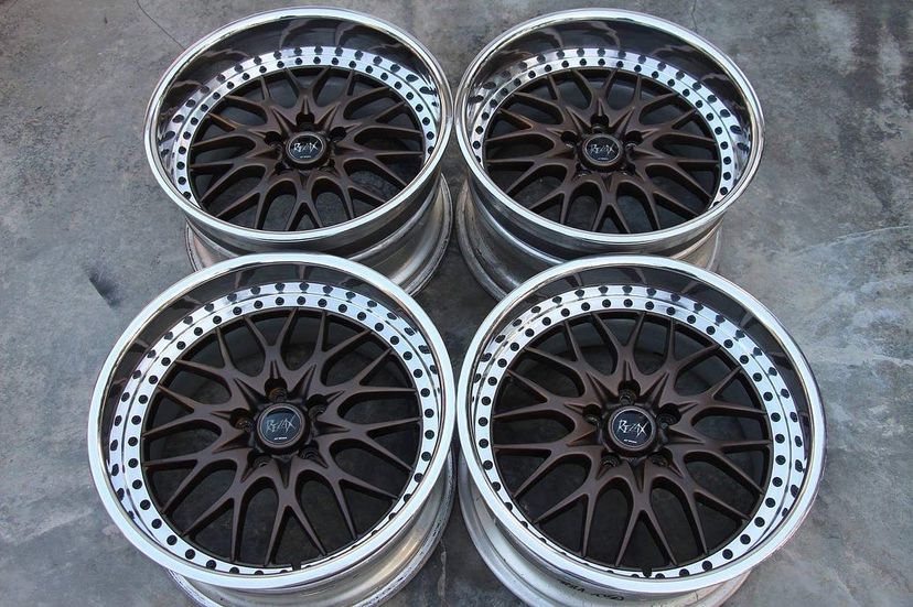 格安SALEスタート！ Rezax Work 2 Black Matt | +24 & +20 ET “18x10.5 | Wheels タイヤ・ホイール