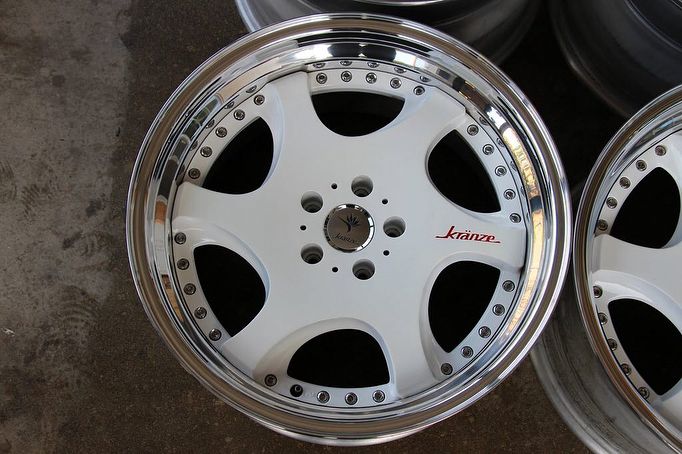 Wed Kranze Bazreia Wheels | "18x9.5 & 10.5 ET +18 | Gloss White - Image 7