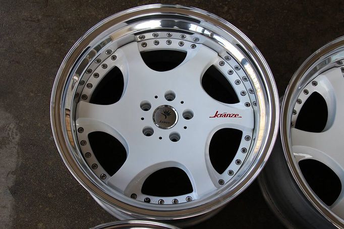 Wed Kranze Bazreia Wheels | "18x9.5 & 10.5 ET +18 | Gloss White - Image 3