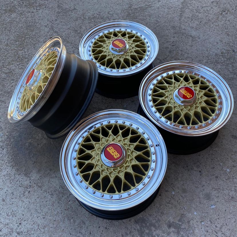 BBS RS 069 Wheels | "16x8.0 ET +24 - 4x100 - Tinted Gold - Image 3