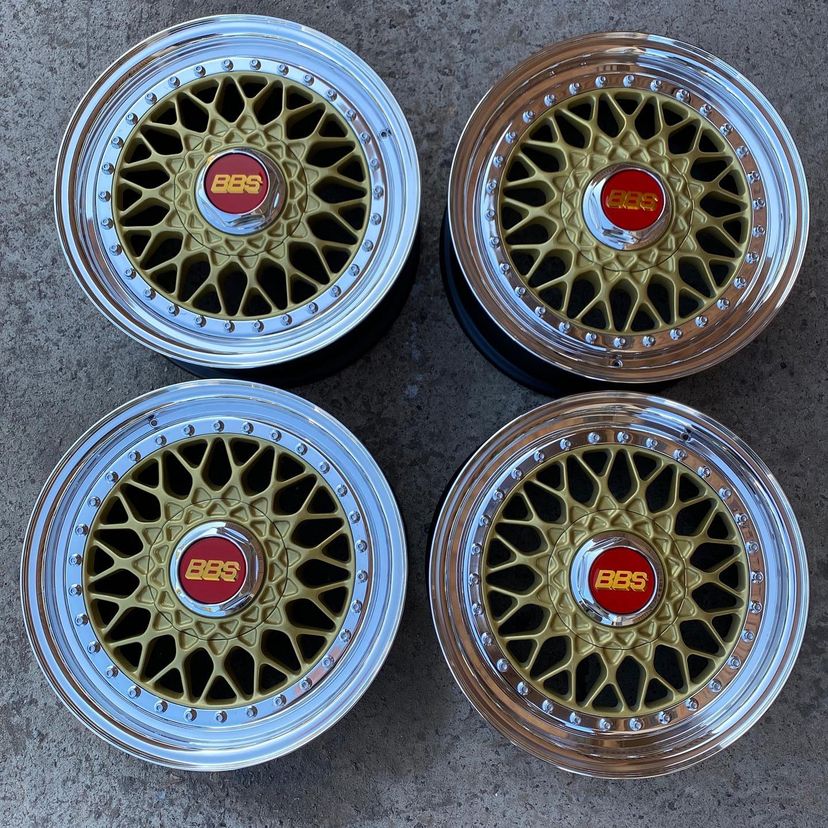 BBS RS 069 Wheels | "16x8.0 ET +24 - 4x100 - Tinted Gold - Image 8