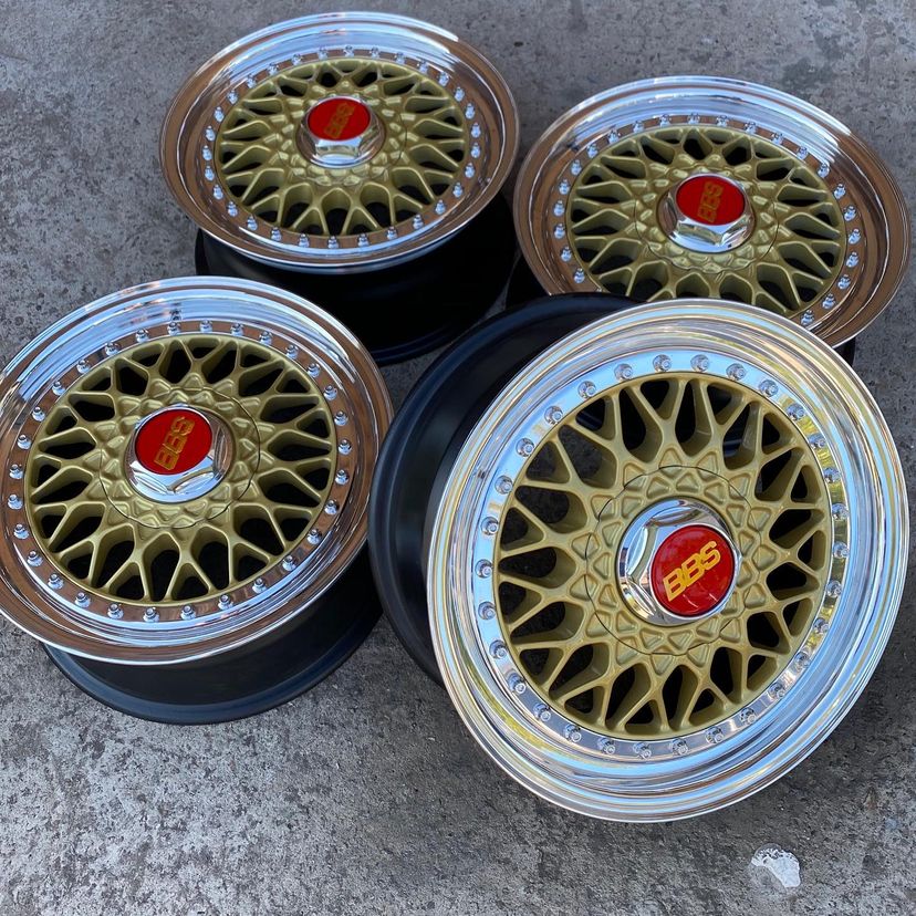 BBS RS 069 Wheels | "16x8.0 ET +24 - 4x100 - Tinted Gold - Image 2
