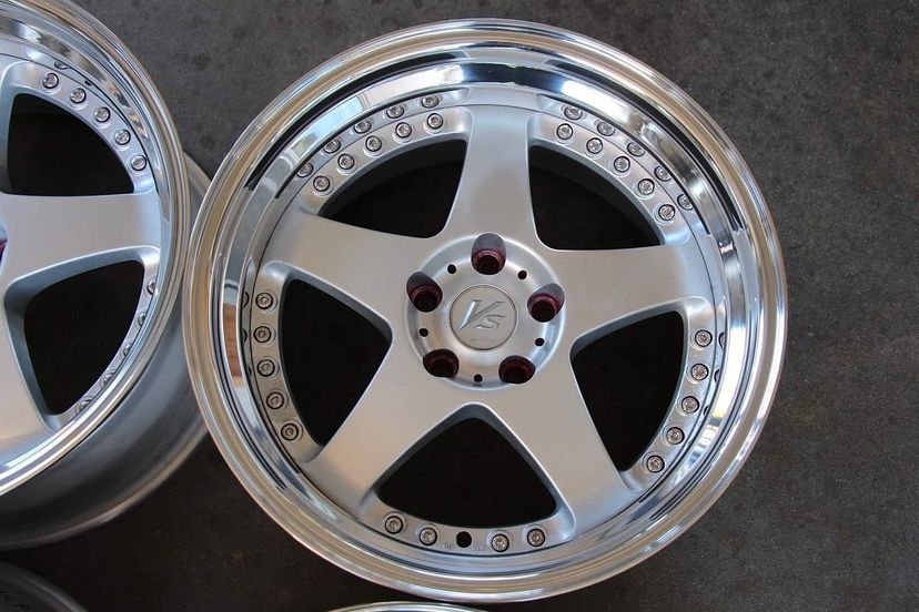 Work VS-ZF Wheels | “17x9.5 ET +24 - A Disk | Raw Silver