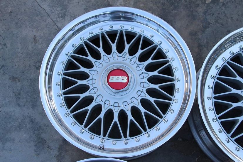 BBS RC Wheels | "17x8.5 & 9.5 ET +34 - 5x114.3 | Raw Silver - Image 6