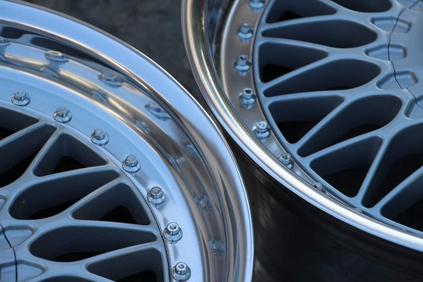 BBS RC Wheels | "17x8.5 & 9.5 ET +34 - 5x114.3 | Raw Silver - Image 7