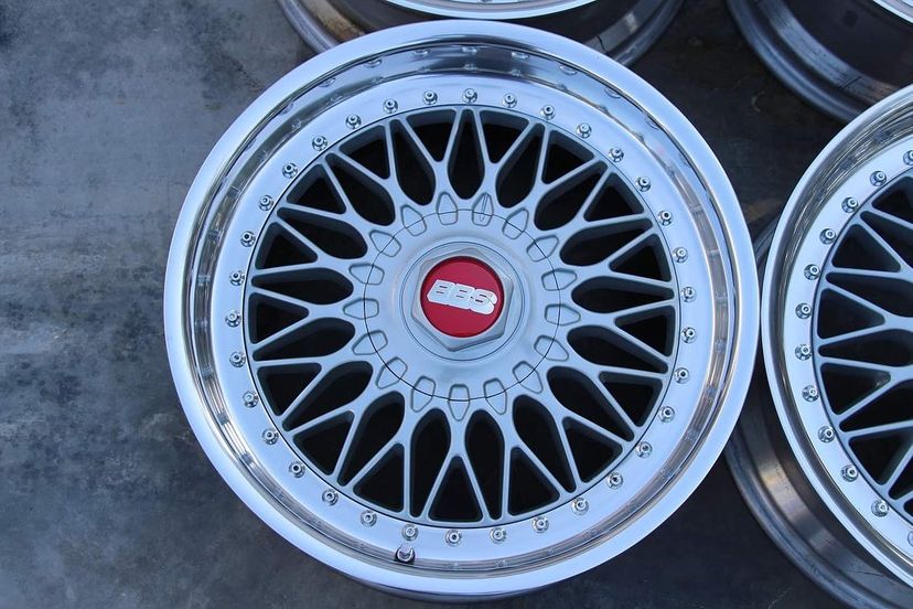 BBS RC Wheels | "17x8.5 & 9.5 ET +34 - 5x114.3 | Raw Silver - Image 4