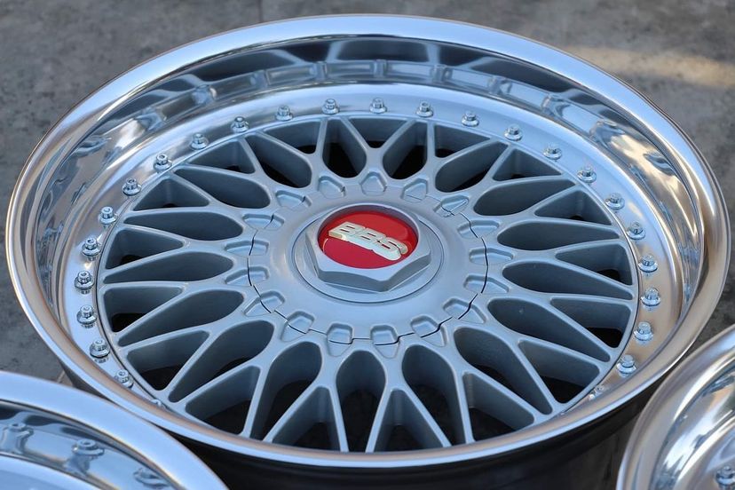 BBS RC Wheels | "17x8.5 & 9.5 ET +34 - 5x114.3 | Raw Silver - Image 5