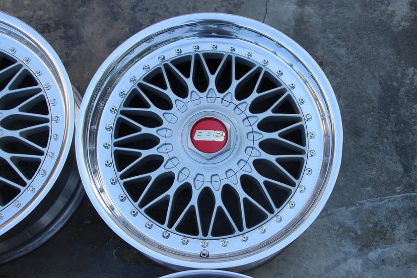 BBS RC Wheels | "17x8.5 & 9.5 ET +34 - 5x114.3 | Raw Silver - Image 3
