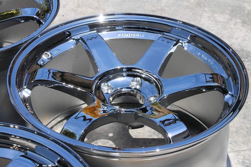 Volk TE37 Wheels | "18x9.5 ET +24 | Triple Chrome - Image 4