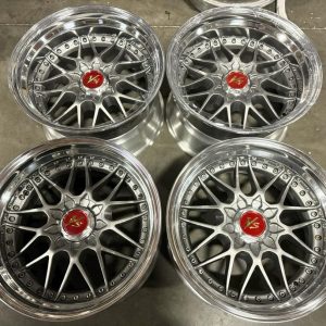 "18 inch Work VSMX Silver Wheels
