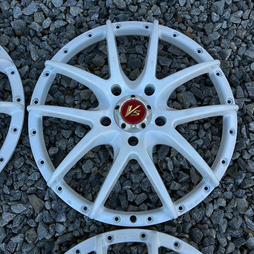 Work VSXX Wheel Faces | "17 inch - A Disk | Gloss White - Image 4