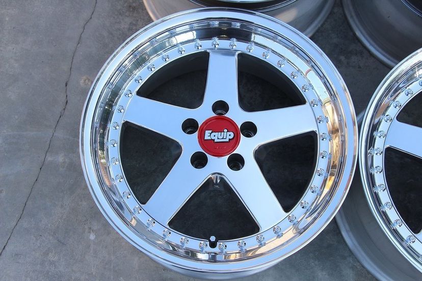 Work Equip 05 Wheel | "17x8,5 & 9.5 ET +28 - Step Lips | Chrome - Image 3