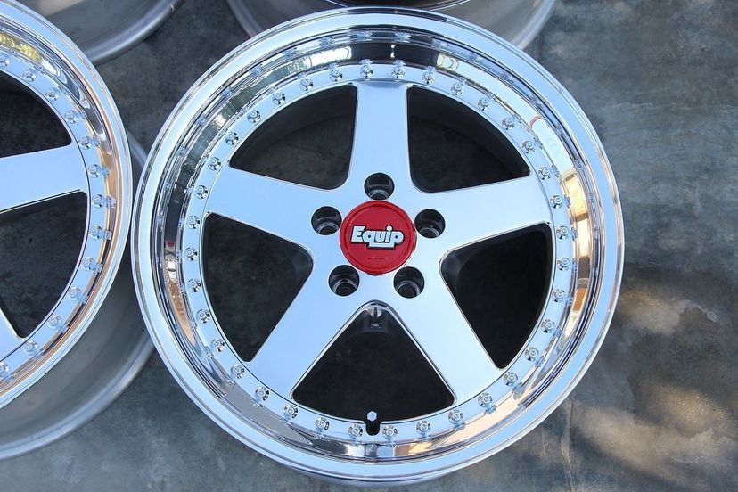 Work Equip 05 Wheel | "17x8,5 & 9.5 ET +28 - Step Lips | Chrome - Image 4