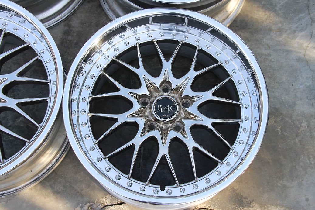 Work Rezax II Wheels | "18x9.5 & 10,5 ET +28 - Reverse Lips | High Polish - Image 5