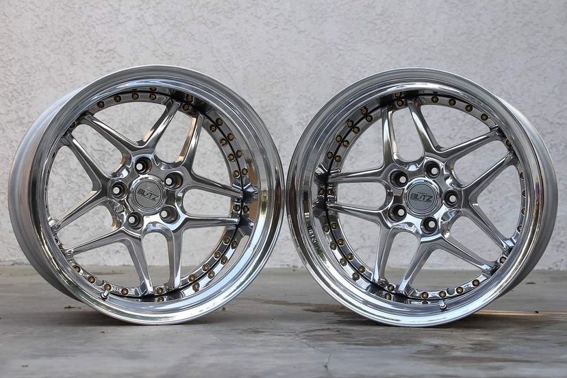 Blitz 03 Wheel | "18x9.5 ET+18 | Raw Chrome - Image 9