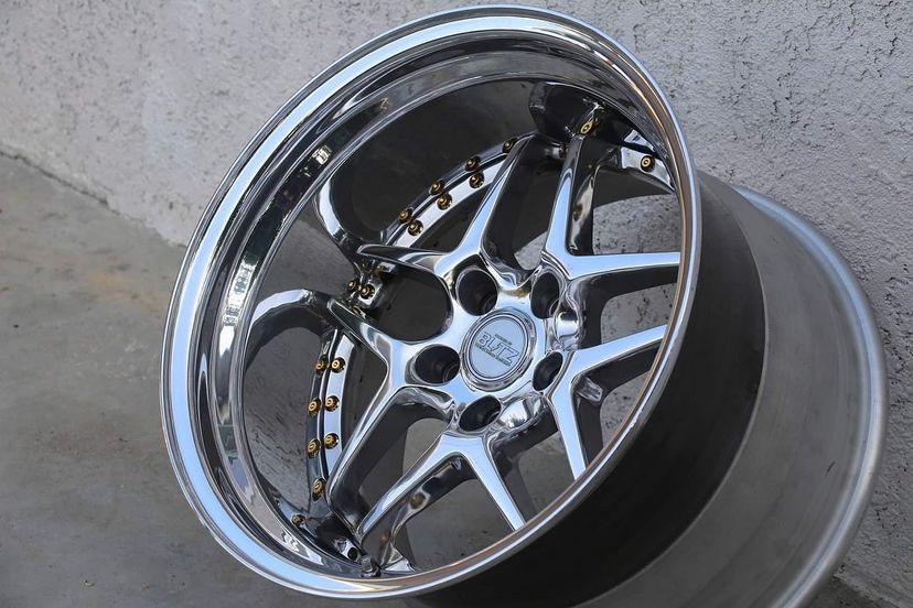 Blitz 03 Wheel | "18x9.5 ET+18 | Raw Chrome - Image 6
