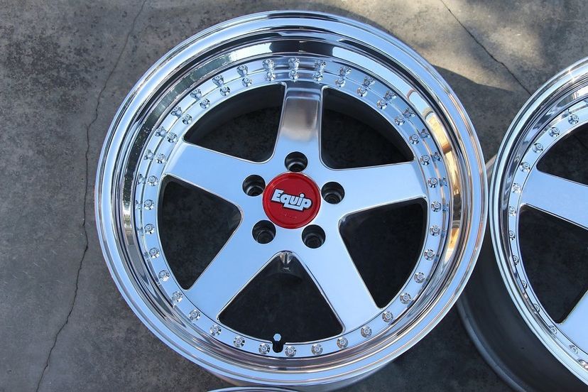Work Equip 05 Wheel | "17x8,5 & 9.5 ET +28 - Step Lips | Chrome - Image 6