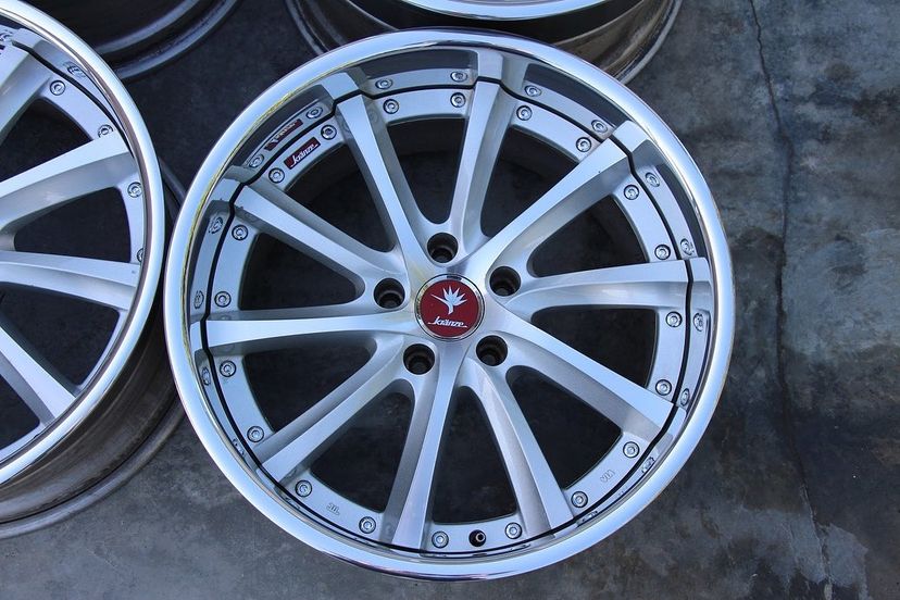Wed Vishunu Wheels | "18x10.5 ET +18 & +22 - Reverse Lips | Raw Silver - Image 4