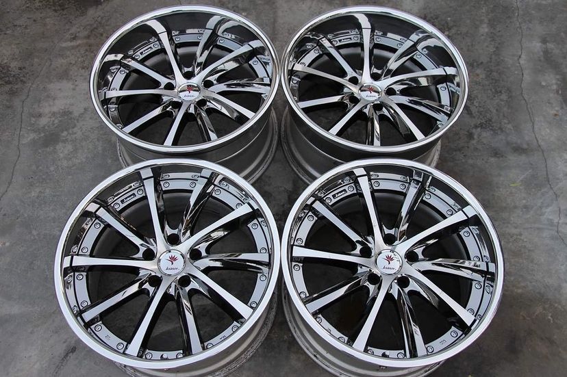 Wed Kranze Vishunu Wheels | “19x9.5 ET+28 & +30 | Raw Chrome