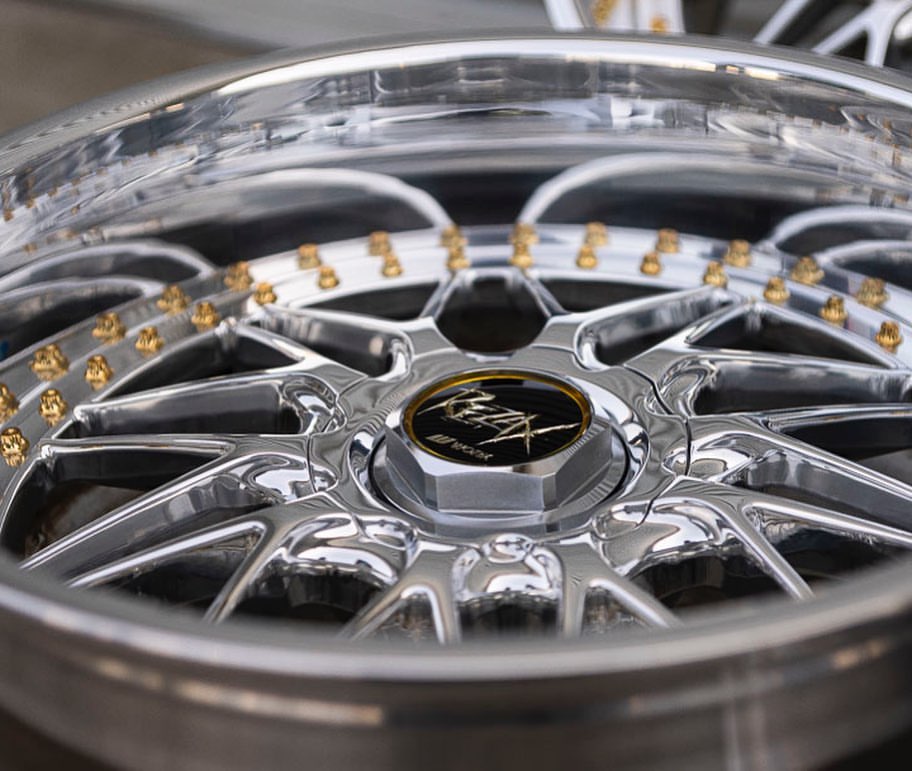 Work Rezax 1 Wheels | "18x9.5 & 10.5 ET +18 | Raw Chrome - Image 9