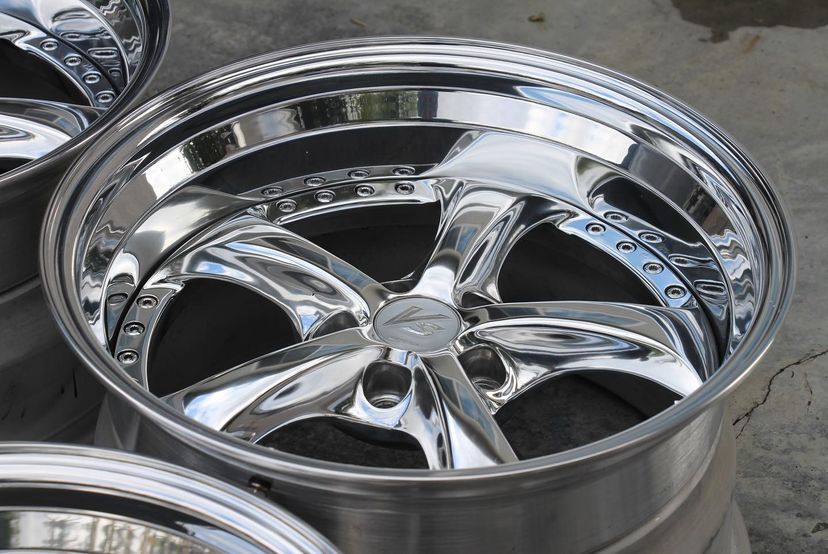 Work VSKF Wheels | "17x8.5 & 9.5 ET +28 - Step Lip | Raw Chrome - Image 5