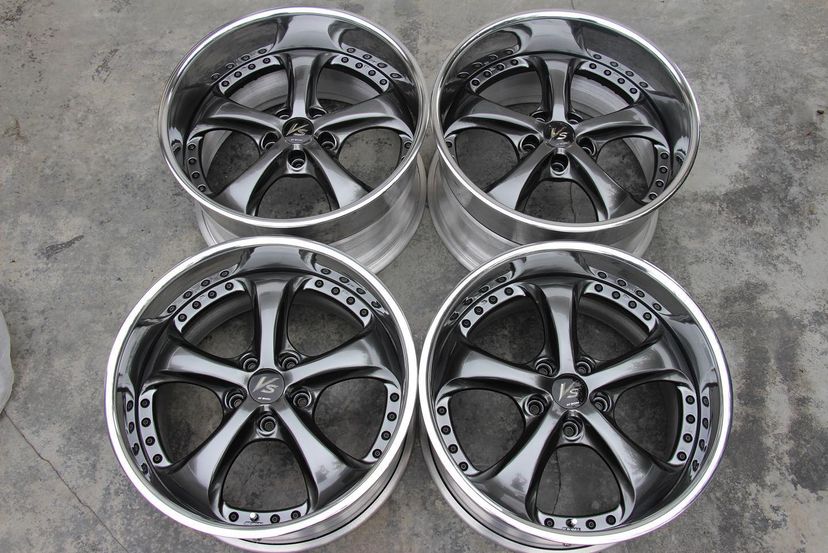 ファッション - +18 ET 9.5 & “17x8.5 | Wheels VSKF Work A Black Matte Disk| タイヤ・ホイール