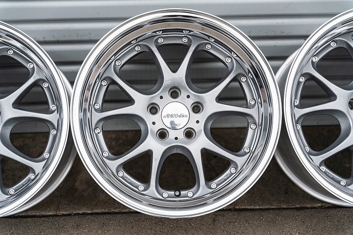 SSR Agle Strusse Wheels | "18x10.5 ET +34 - Step Lips| Raw Silver - Image 3