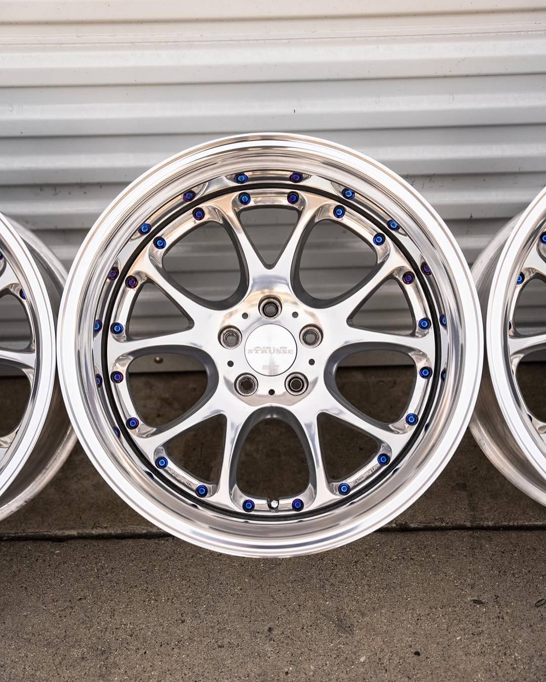 SSR Agle Strusse Wheel | "18x9.5 & 10.5 ET +16 | Raw Chrome - Image 3