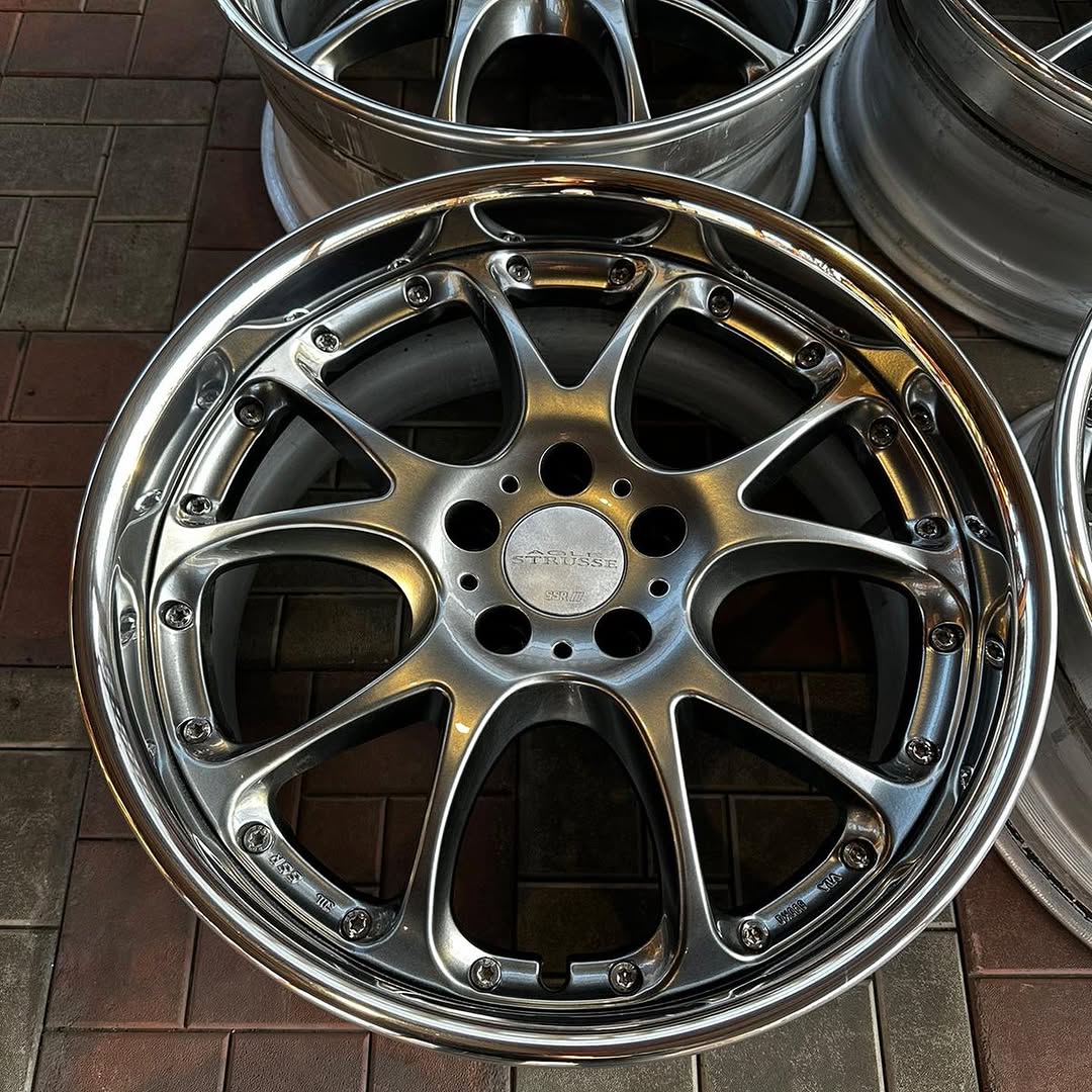 SSR Agle Strusse Wheels | "17x8.5 & 9.5 ET +34 - Burning Black - Image 4