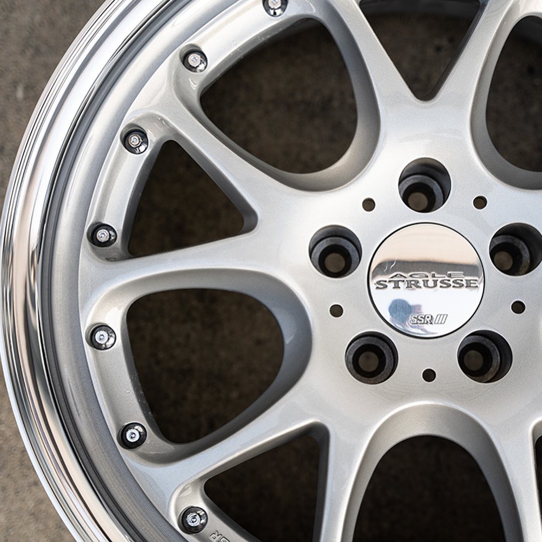 SSR Agle Strusse Wheels | "18x10.5 ET +34 - Step Lips| Raw Silver - Image 9