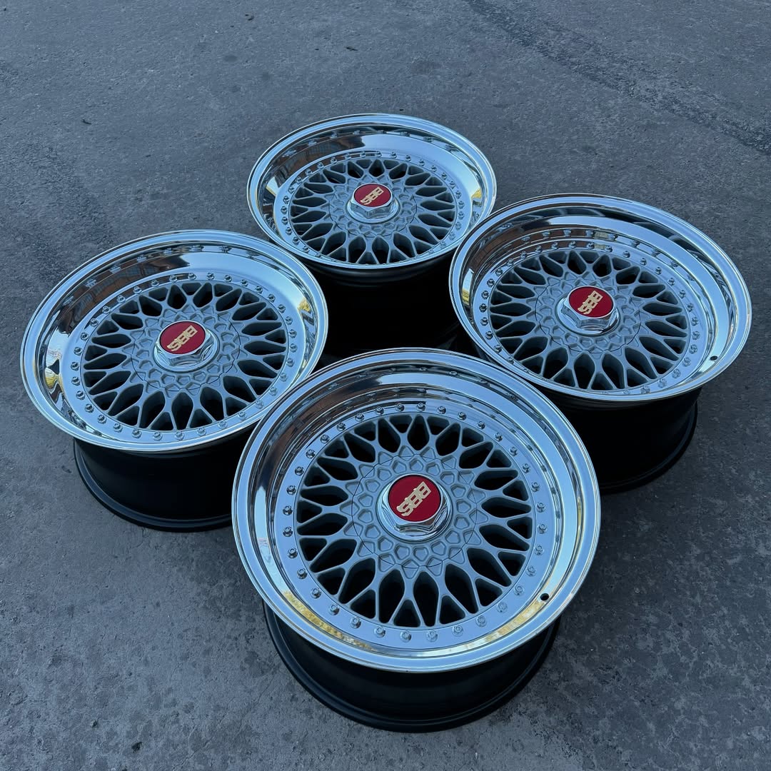 BBS RS Wheels | "17x9.0 ET +24 - 5x120 | Raw Silver - Image 4