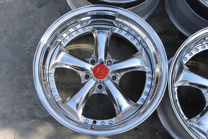 Work VSKF Wheels | "18x9.5 ET +26 - Step Lips | Raw Chrome - Image 6