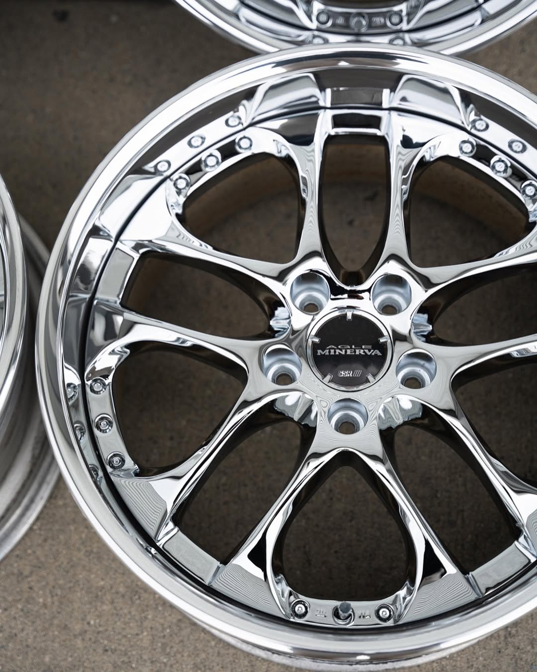 SSR Minerva Wheels | "18x9.5 ET+24 - Reverse Lips | Chrome - Image 7