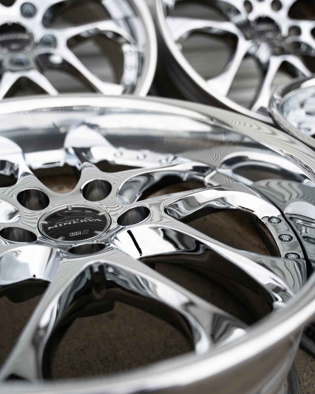 SSR Minerva Wheels | "18x9.5 ET+24 - Reverse Lips | Chrome - Image 9