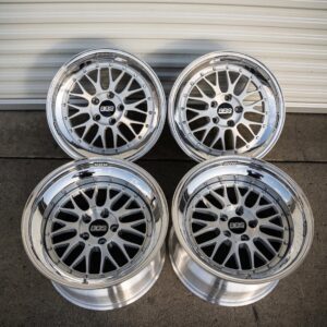 "18 inch BBS LM Silver Wheels