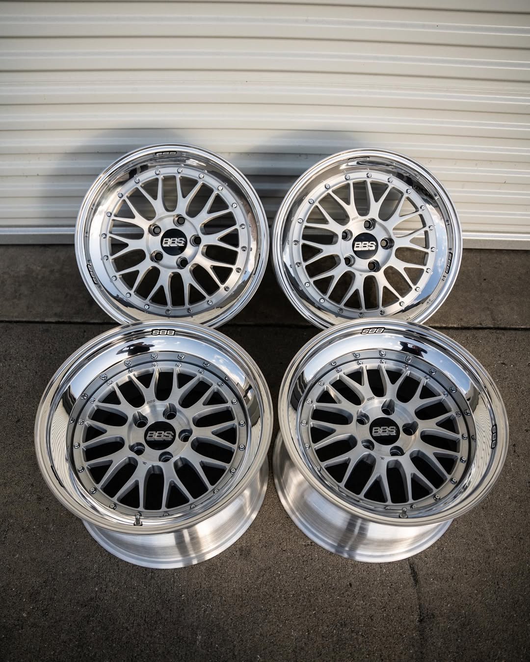 "18 inch BBS LM Silver Wheels