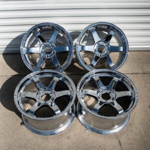 "18 inch Volk te37 chrome wheels