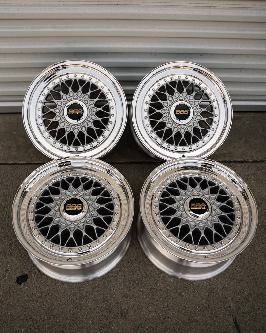 BBS RS 001 Wheels |15x7.5 ET +25 - 4x100 | Raw Silver