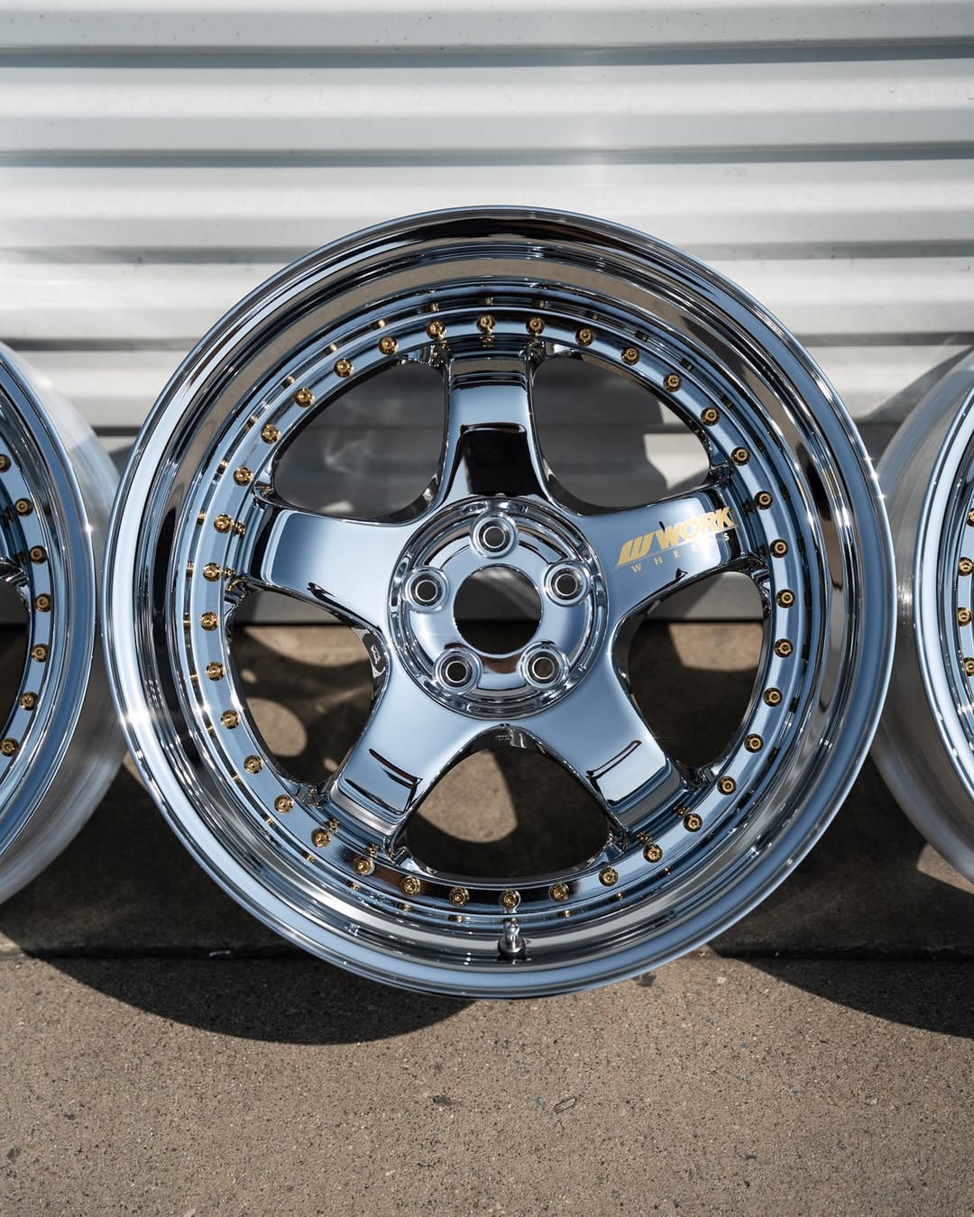 Work Meister S1 3P Wheels | “2010.5 ET +18 - StepLips | Raw Chrome - Image 8