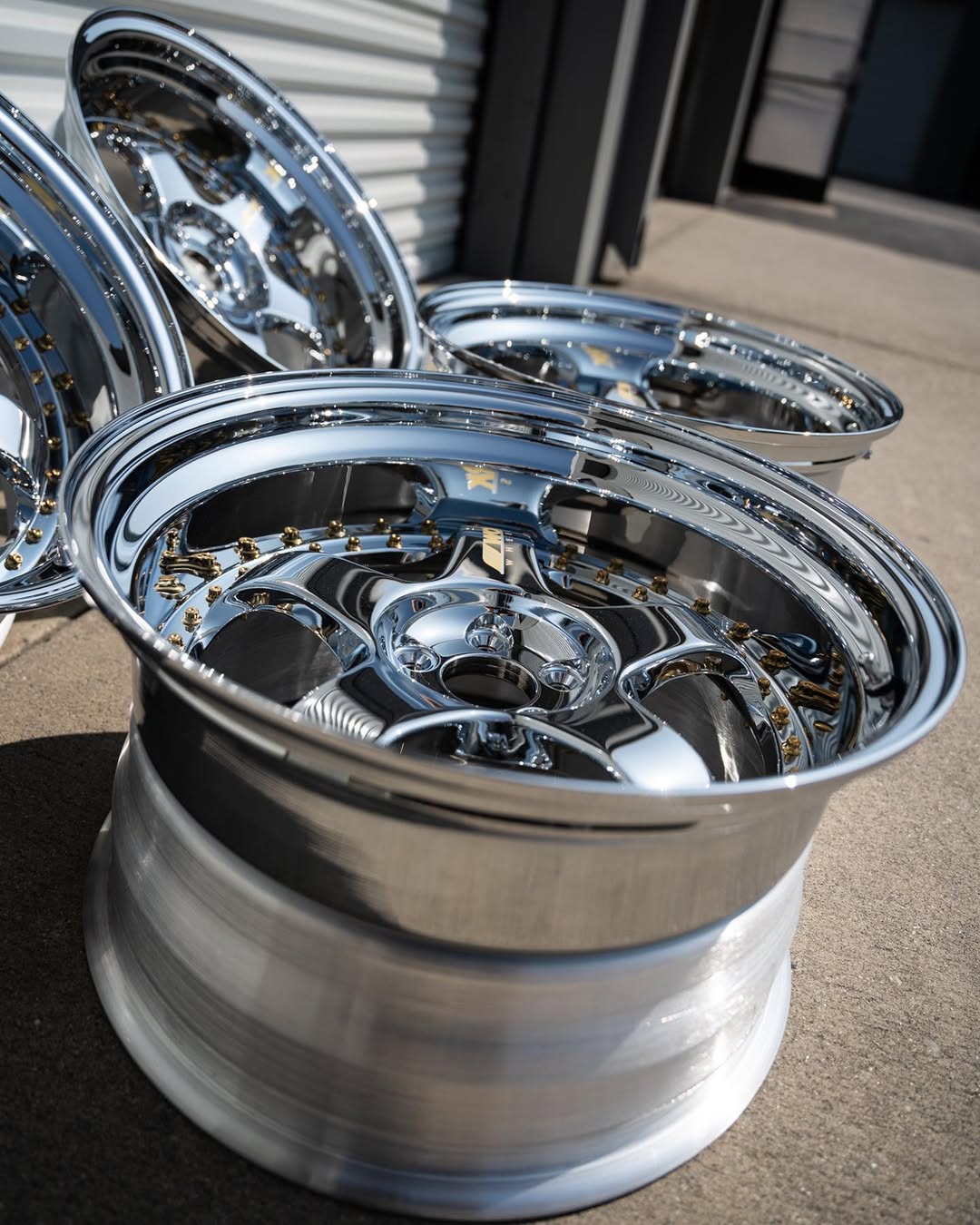 Work Meister S1 3P Wheels | “2010.5 ET +18 - StepLips | Raw Chrome - Image 3